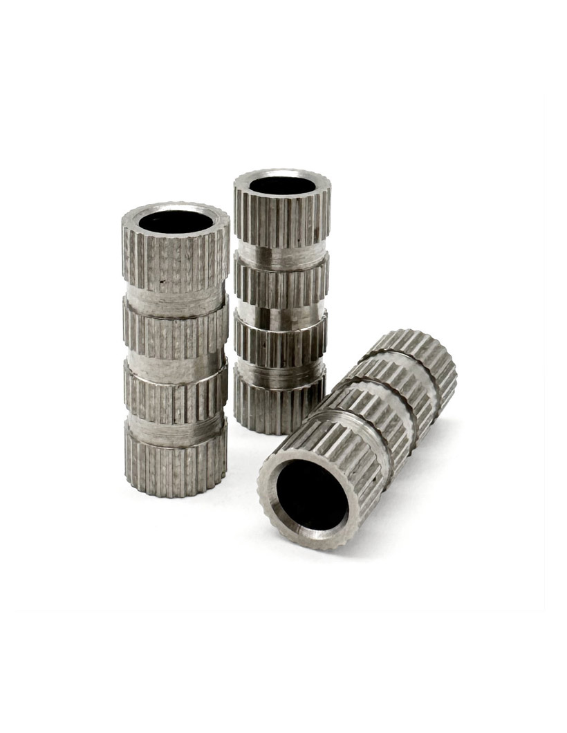 Knurled Crazy Alum EDC Bead / Nut CNC for Bicycle Foot Peg